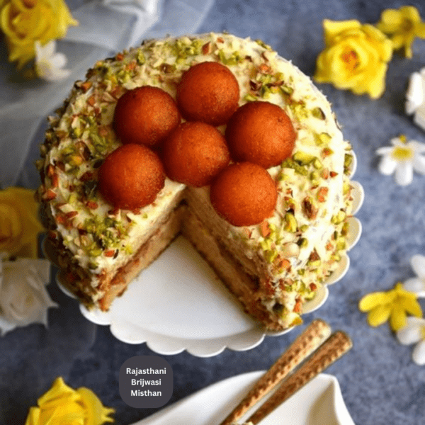 Gulab Jamun Cake