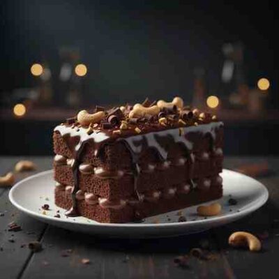 Choco Cashew Pastry - 2 Pcs Pastry