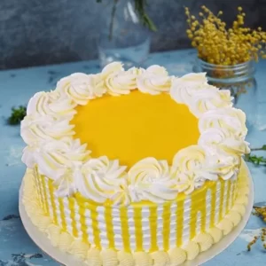 Pineapple Jelly Cake