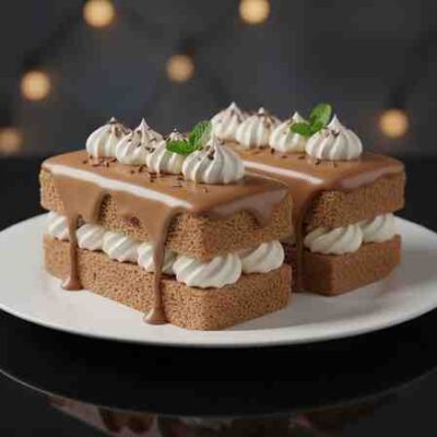 Light Chocolate  Pastry - 2 Pcs Pastry