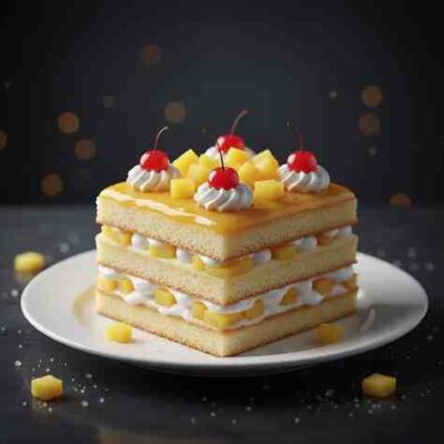 Pineapple Pastry - 2 Pcs Pastry