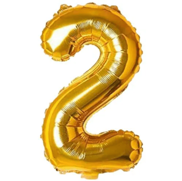2 Number Foil Balloon