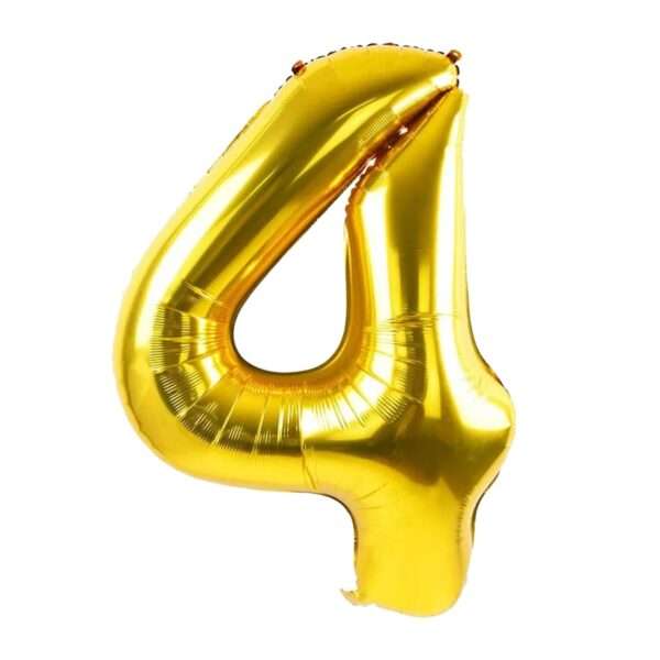4 Number Foil Balloon