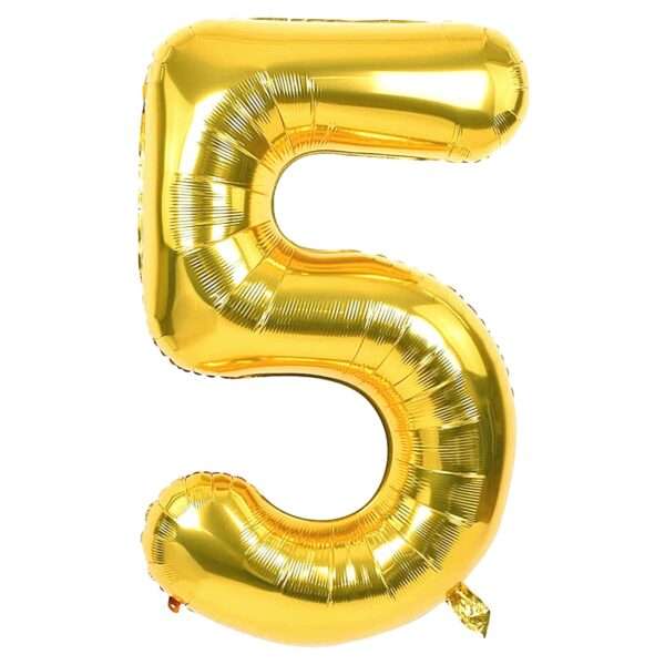 5 Number Foil Balloon