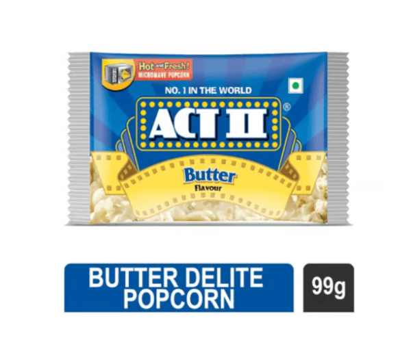 Act II Microwave Butter Delite Popcorn 99g