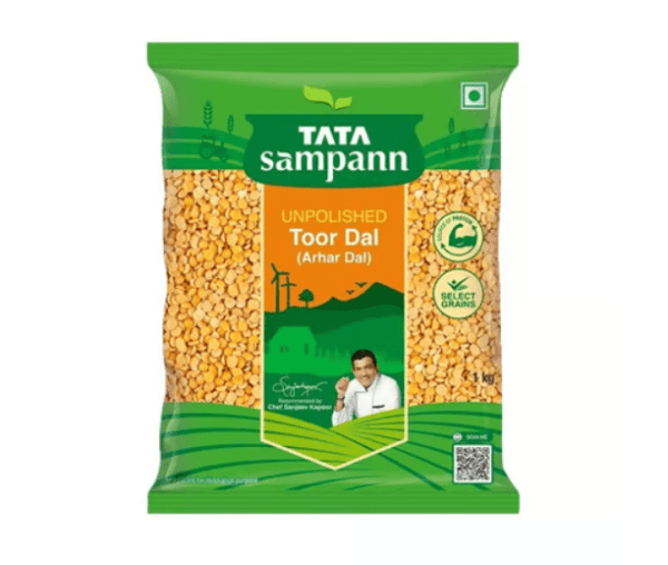 Tata Sampann Unpolished Arhar Dal/Toor Dal 1kg