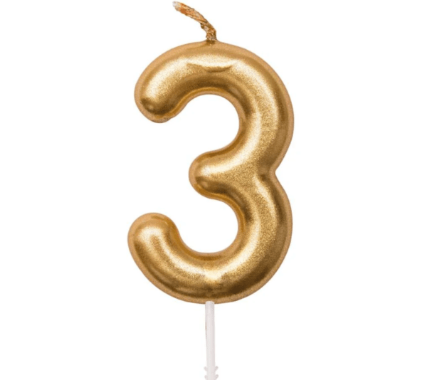 3 Number Candle
