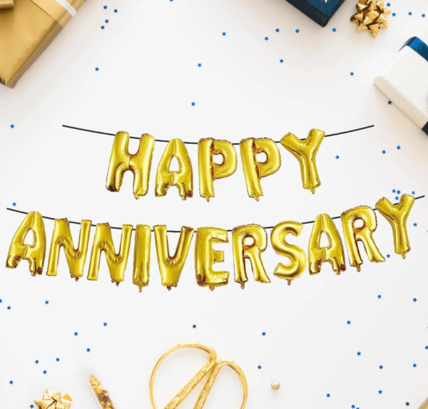 Happy Anniversary Foil Balloon