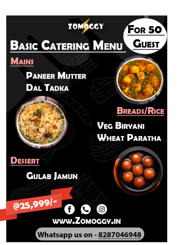 For 50 People Basic Package Catering Service