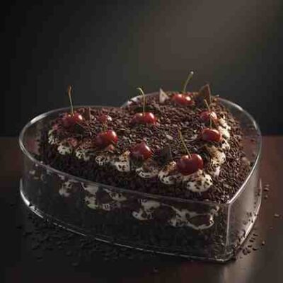 Black Forest Choco Chip Cake